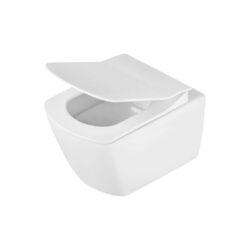 WC závesné Deante ANEMON, rimless, keramika, biele