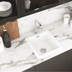 Batéria drezová Deante ALPINIA, stojanková, chróm (1)