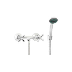 Batéria sprchová SYMETRIO, nástenná, chróm, so sprch. setom