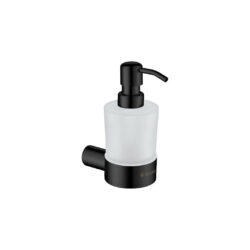 Dávkovač mydla Deante ROUND, nástenný, nero