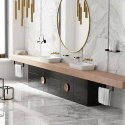 Držiak na uteráky Deante ROUND, 60cm, nero (1)