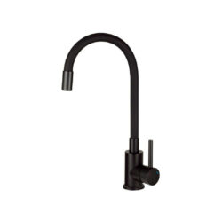 Batéria drezová Neo LUNO, stojanková, flexi výtok, nero