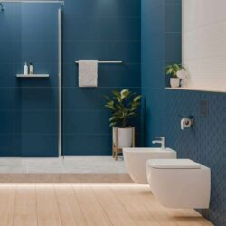 Batéria bidetová Deante CORIO, stojanková, chróm (1)