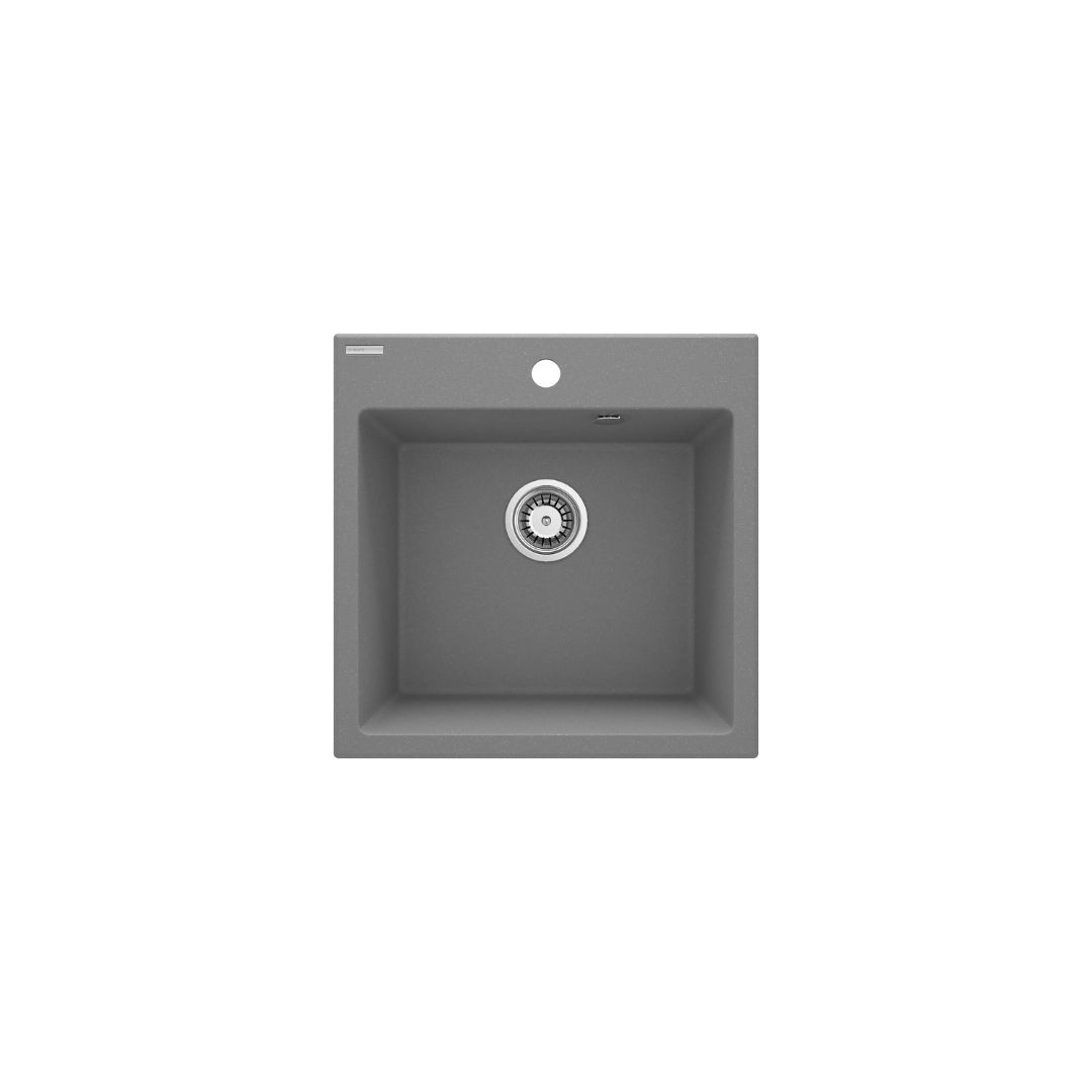ZQJ S103 Granitová drez Deante EVORA, 500x500, metalická šedá
