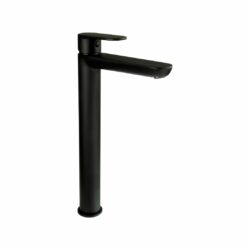 Batéria umývadlová Deante ALPINIA, stojanková, vysoká, nero