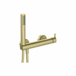 Batéria sprchová Deante SILIA, nástenná, so sprchový setom, brúsené zlato