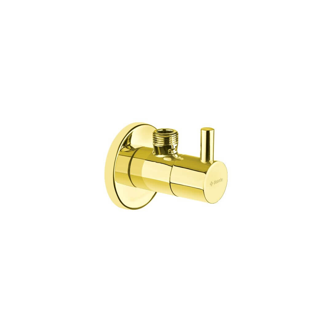 VFA Z62R Rohový ventil Deante s keramickou kartušou, s filtrom, 1/2"-3/8", oblý, zlatý