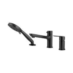 Batéria vaňová Deante ARNIKA, stojanková, 3-otvorová, nero